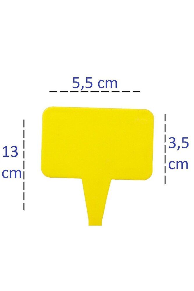 Beyaz Plastik Fiyat Etiketi , 10 Adet Fiyat Etiketi Mini Boy