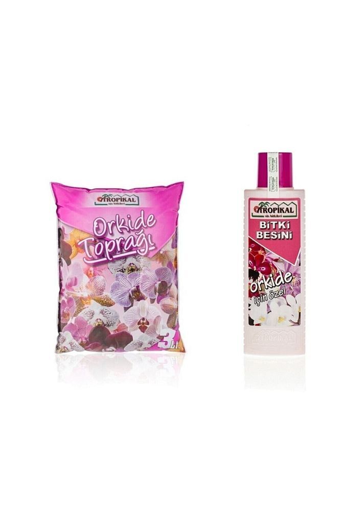Thebestonline  Orkide Toprağı 3 Litre | Orkide Besini 225 Ml Orkide Bakım Seti
