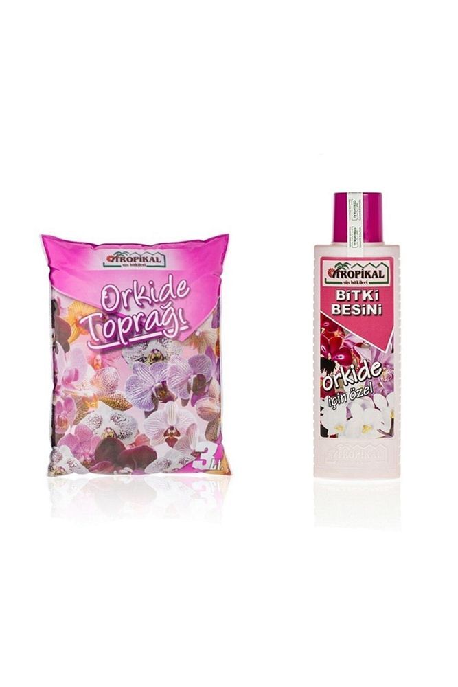 Thebestonline  3 Litre Orkide Toprağı Ve 500 Ml Orkide Besini Sıvı Gübre