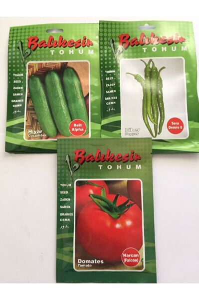 Salatalık (hıyar)-biber-domates Tohum Seti