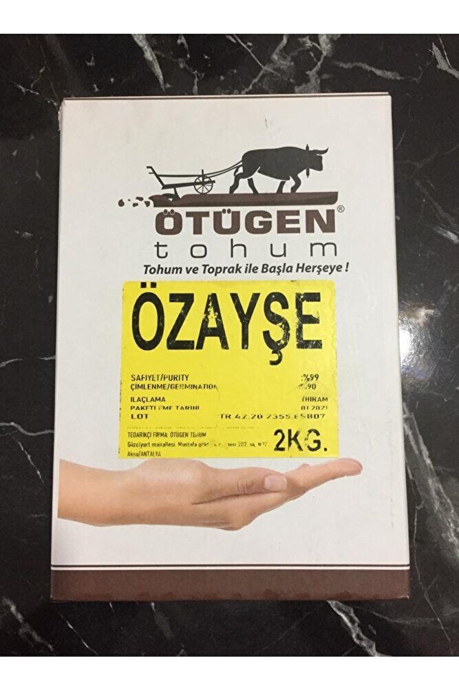 Ötügen Tohumculuk Özayşe Fasulye Tohumu, 2 Kg
