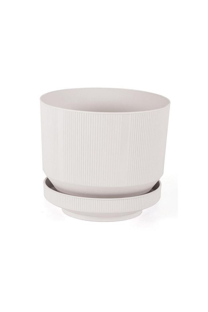 Serinova Lüks Çizgili Desenli Saksı 1,7 Lt