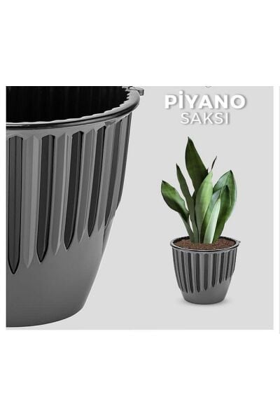 Piyano saksı 1.4 litre (2ADET) çiçek saksısı