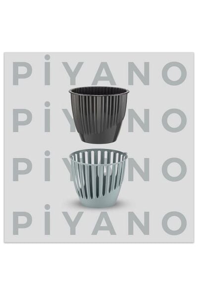 Piyano saksı 1.4 litre (2ADET) çiçek saksısı