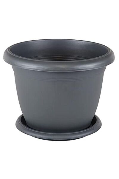 V512 Villa Saksı Set No: 12 54 Litre, 58 Cm, Antrasit