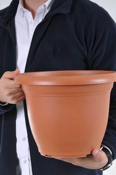 V509 Villa Saksı 22 Litre 3'lü Set Antrasit