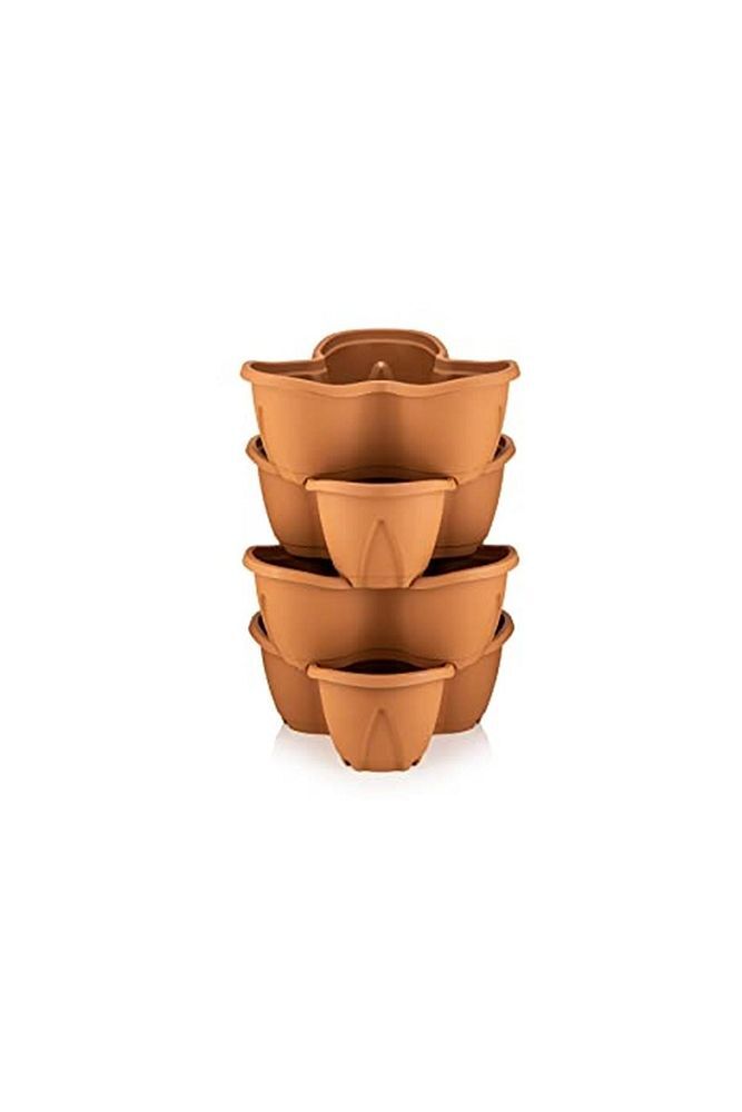 Pks3 Pamukkale Saksı 62,2 Cm, 12,5 Litre Dekoratif Saksı Kiremit