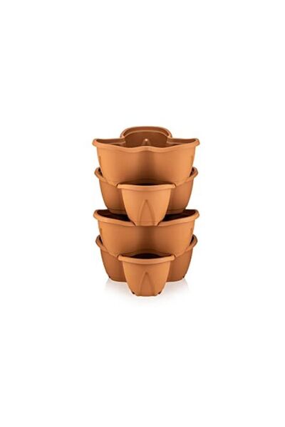 Pks3 Pamukkale Saksı 62,2 Cm, 12,5 Litre Dekoratif Saksı Kiremit