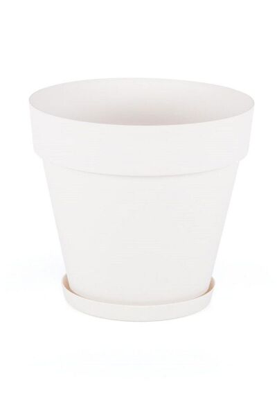 Yalı Saksı 1,7 Litre Kırık Beyaz | Dekoratif Saksı 1.7 Lt