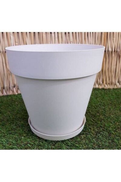 Yalı Saksı 46lt Beyaz