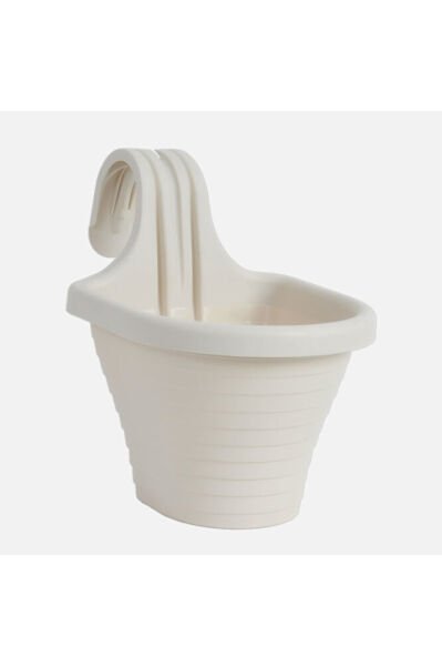 Serinova Tombik Balkon Saksısı 3 lt Beyaz
