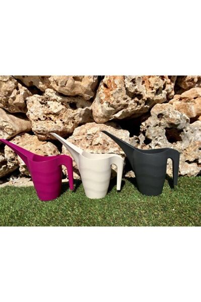 Çiçek Bahçe Bitki Sulama Kabı 1 lt Antrasit