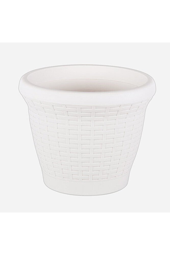 Serinova Hasır Saksı 3,3 lt Beyaz