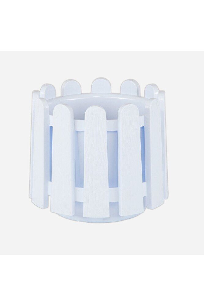 Serinova İstanbul Saksı 6,6 lt Beyaz