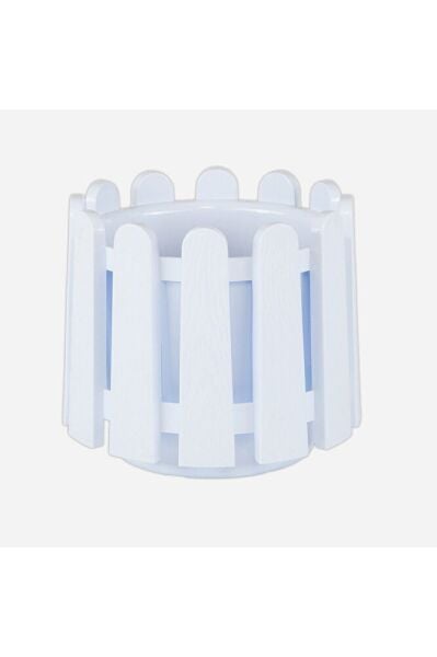 Serinova İstanbul Saksı 6,6 lt Beyaz