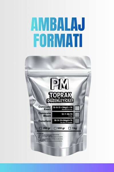 Osmocote® Exact Standard 15-9-11 + 2MgO + TE | 8-9 Ay Kontrollü Salınımlı Gübre (50 gram)